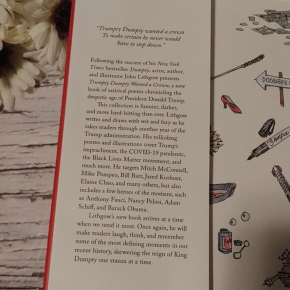 3/$13 Trumpty Dumpty Wanted a Crown by John Lightgow adult book - Picture 2 of 7